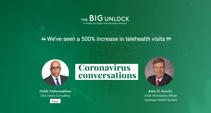 We’ve seen a 500% increase in telehealth visits