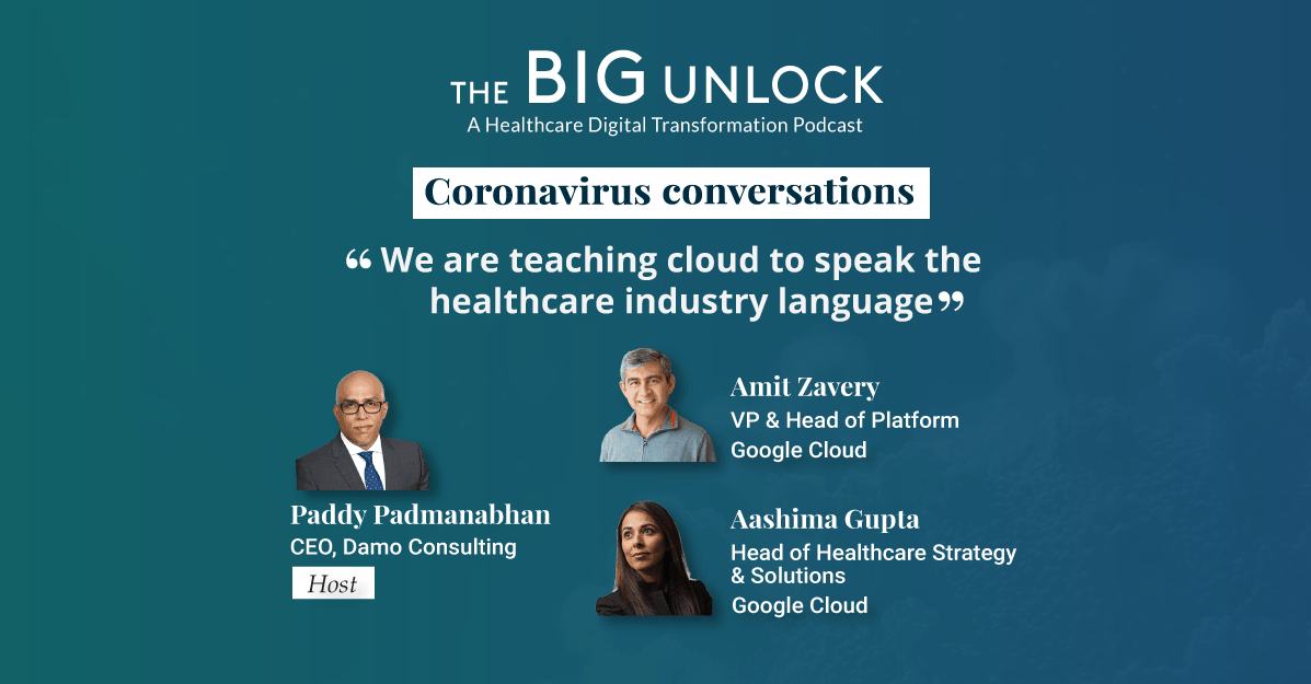 We are teaching cloud to  speak the healthcare industry  language