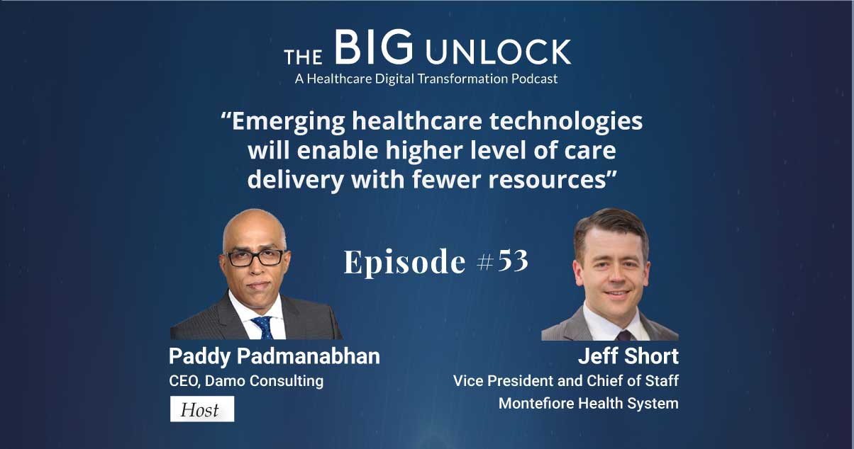 Emerging healthcare technologies will enable higher level of care delivery with fewer resources