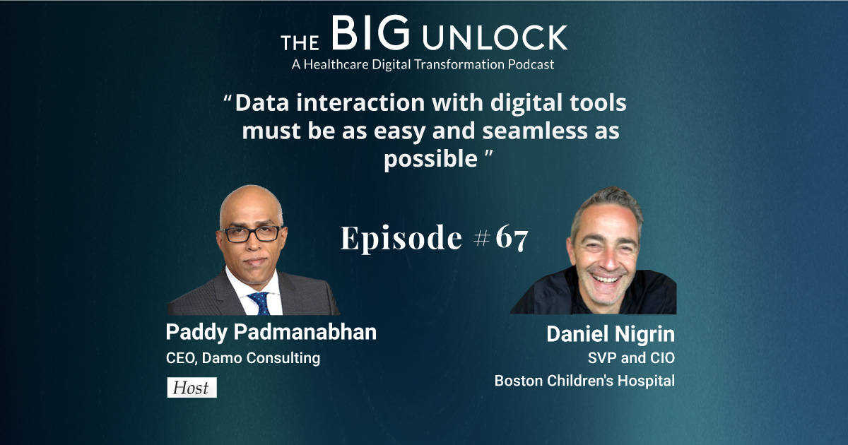 Data interaction with digital tools  must be as easy and seamless as possible