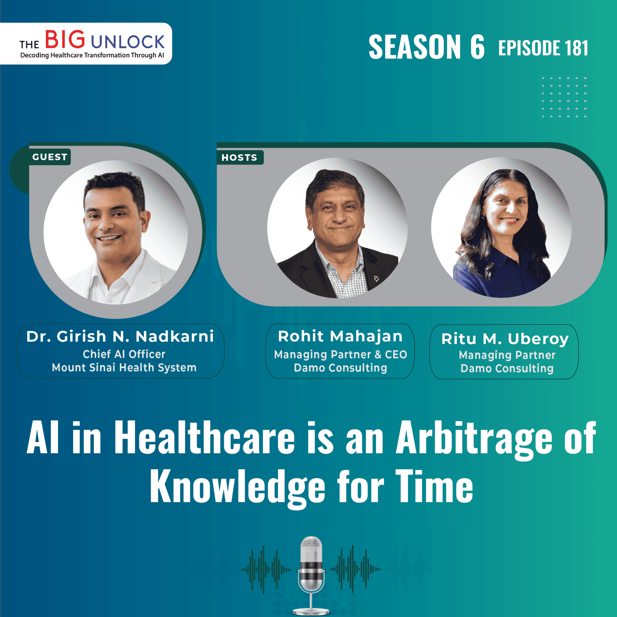 AI in Healthcare is an Arbitrage of Knowledge for Time