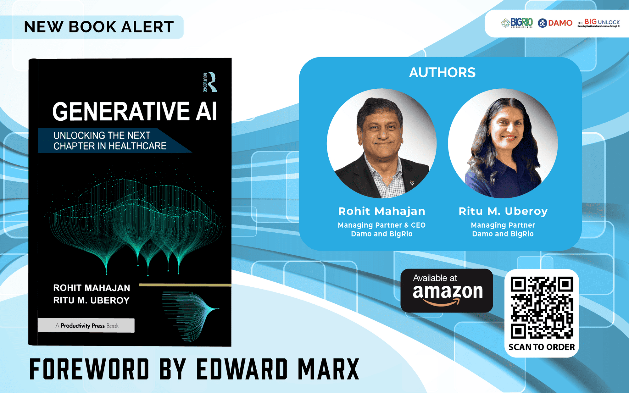 A First Look at Our New Book: Generative AI — Unlocking the Next Chapter in Healthcare