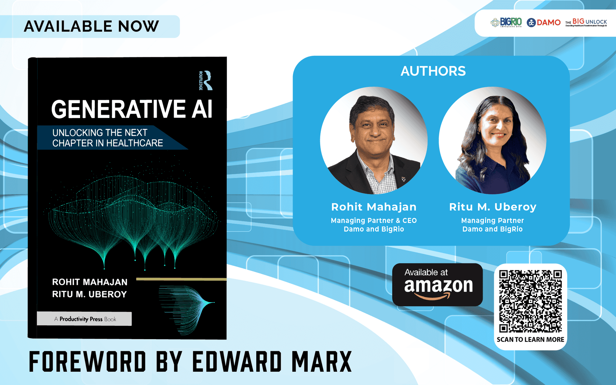 A First Look at Our New Book: Generative AI — Unlocking the Next Chapter in Healthcare